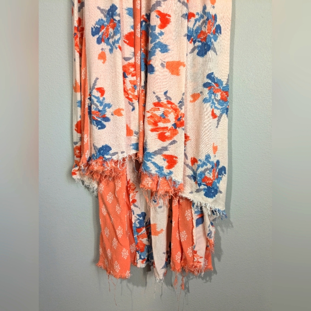 Free People Patchwork Panel Raw Hem Maxi Uneven H… - image 5